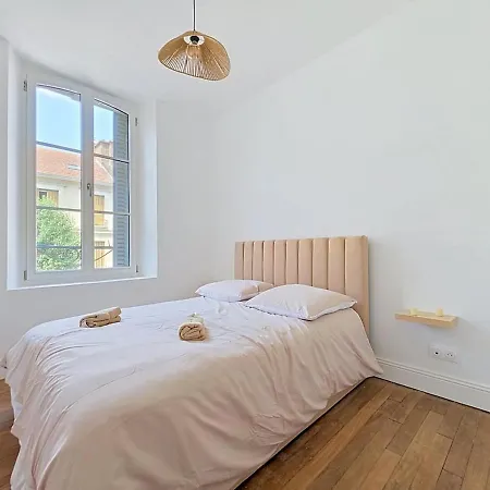 T5 Spacieux & Cosy - 4 Climatisees - 2 Min Gare Apartman Sainte-Savine